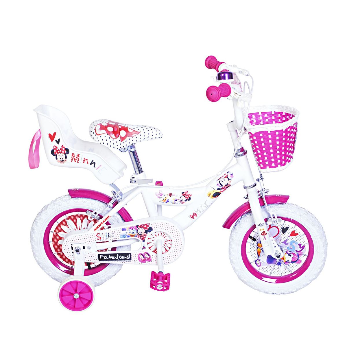 MONARETTE - Bicicleta para Niña Minnie Mouse