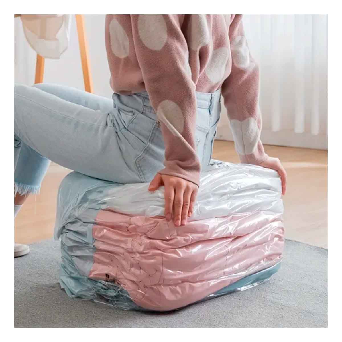 RYBIU IMPORT - Pack4 Comprimible de 70x110 cm en Verde Y+Papel de Regalo