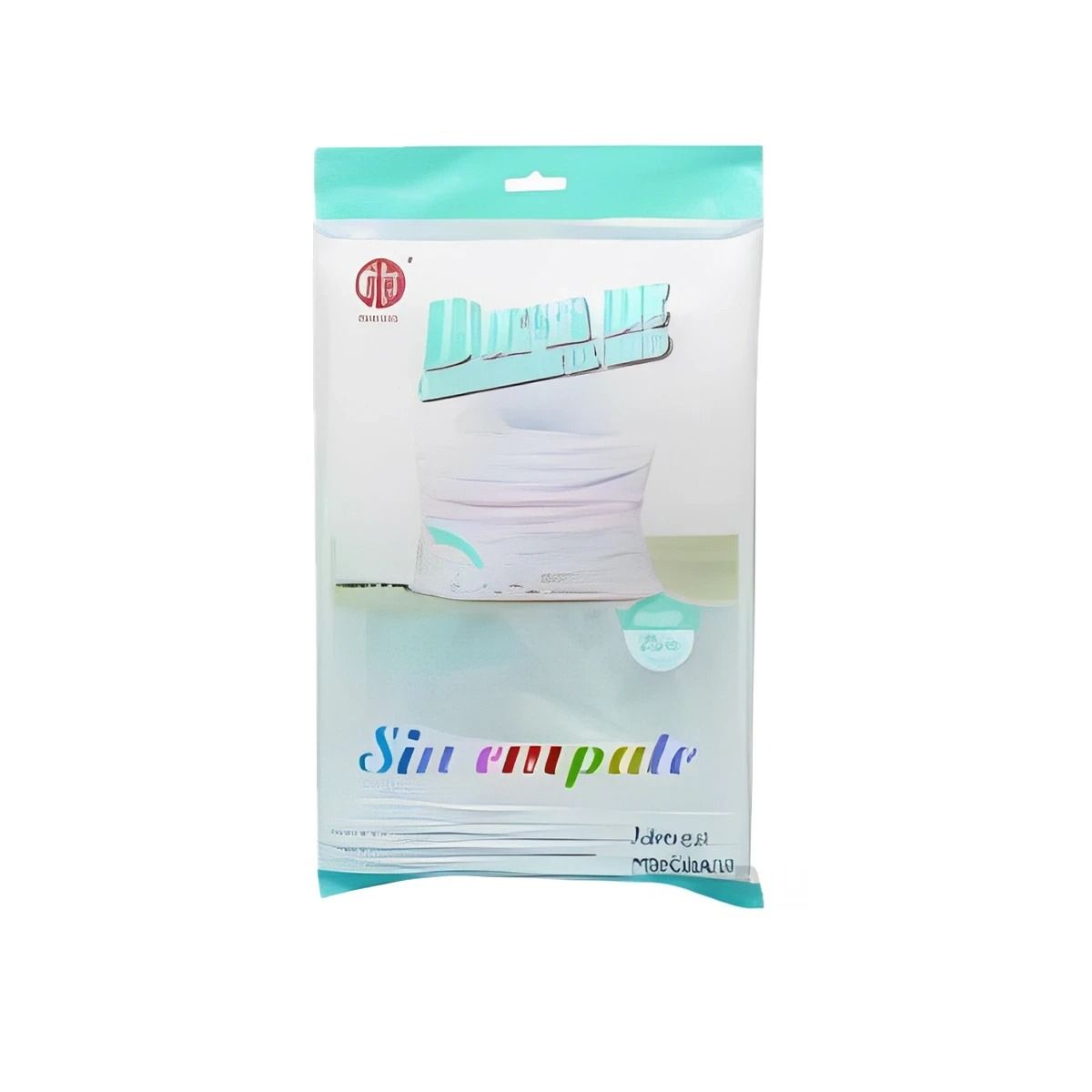 RYBIU IMPORT - Pack4 Comprimible de 70x110 cm en Verde Y+Papel de Regalo