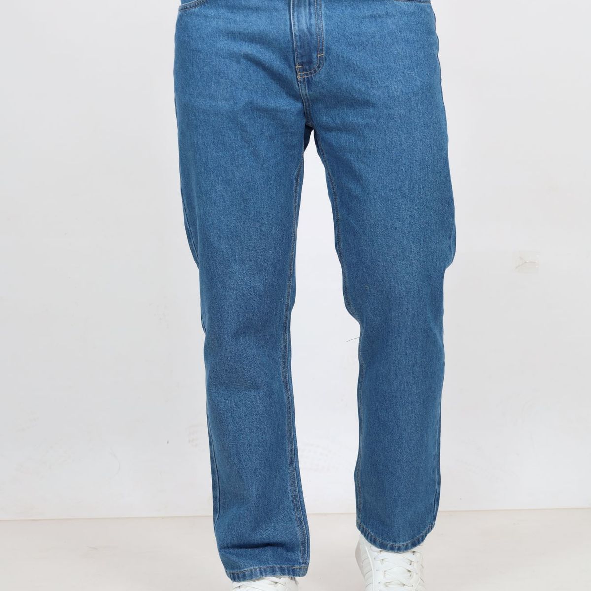 QH - Pantalón Clásico de Denim 100% Algodón para Hombre