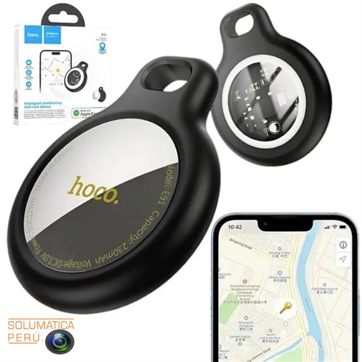 HOCO - Localizador Global - Compatible con Apple Find My - Hoco