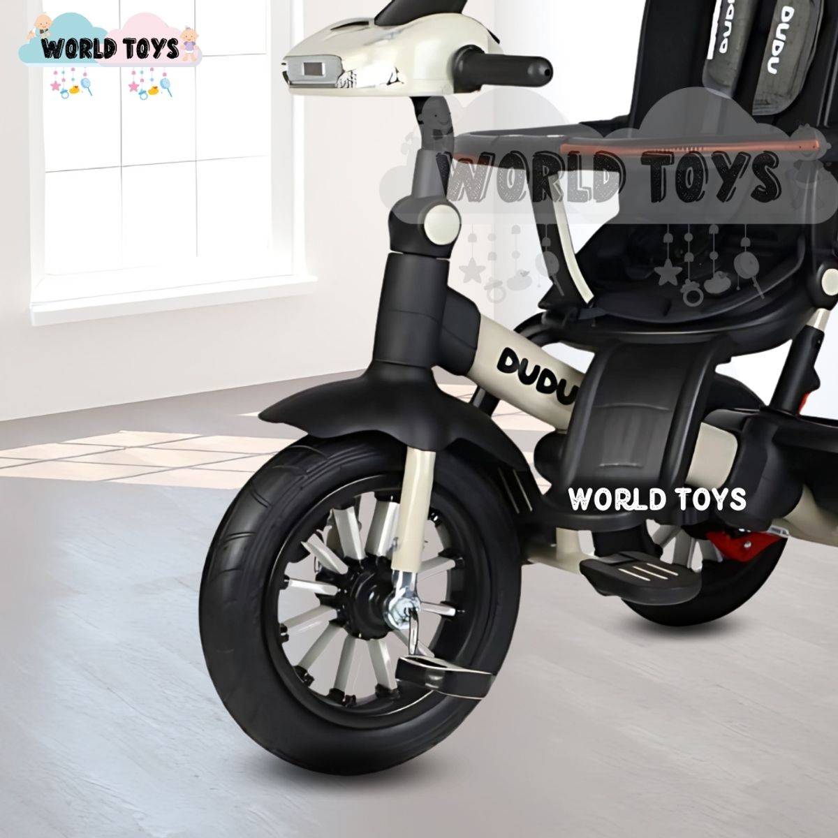 BABY - Triciclo Guiador Musical «DUDU» Edición Limitada Gray