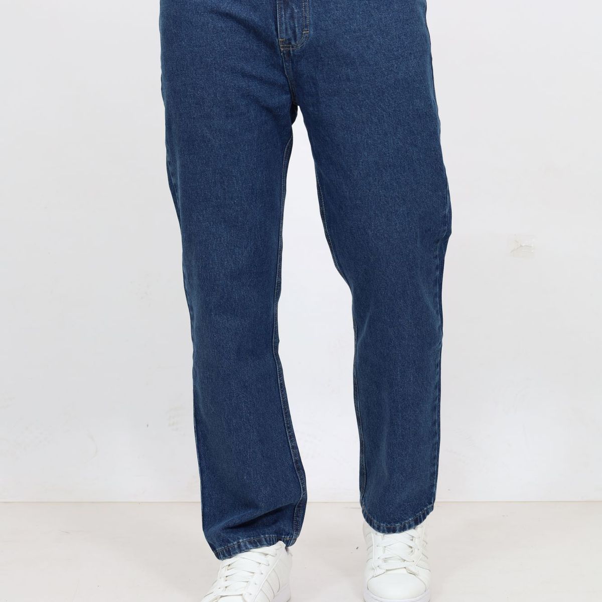QH - Pantalón Clásico de Denim 100% Algodón para Hombre