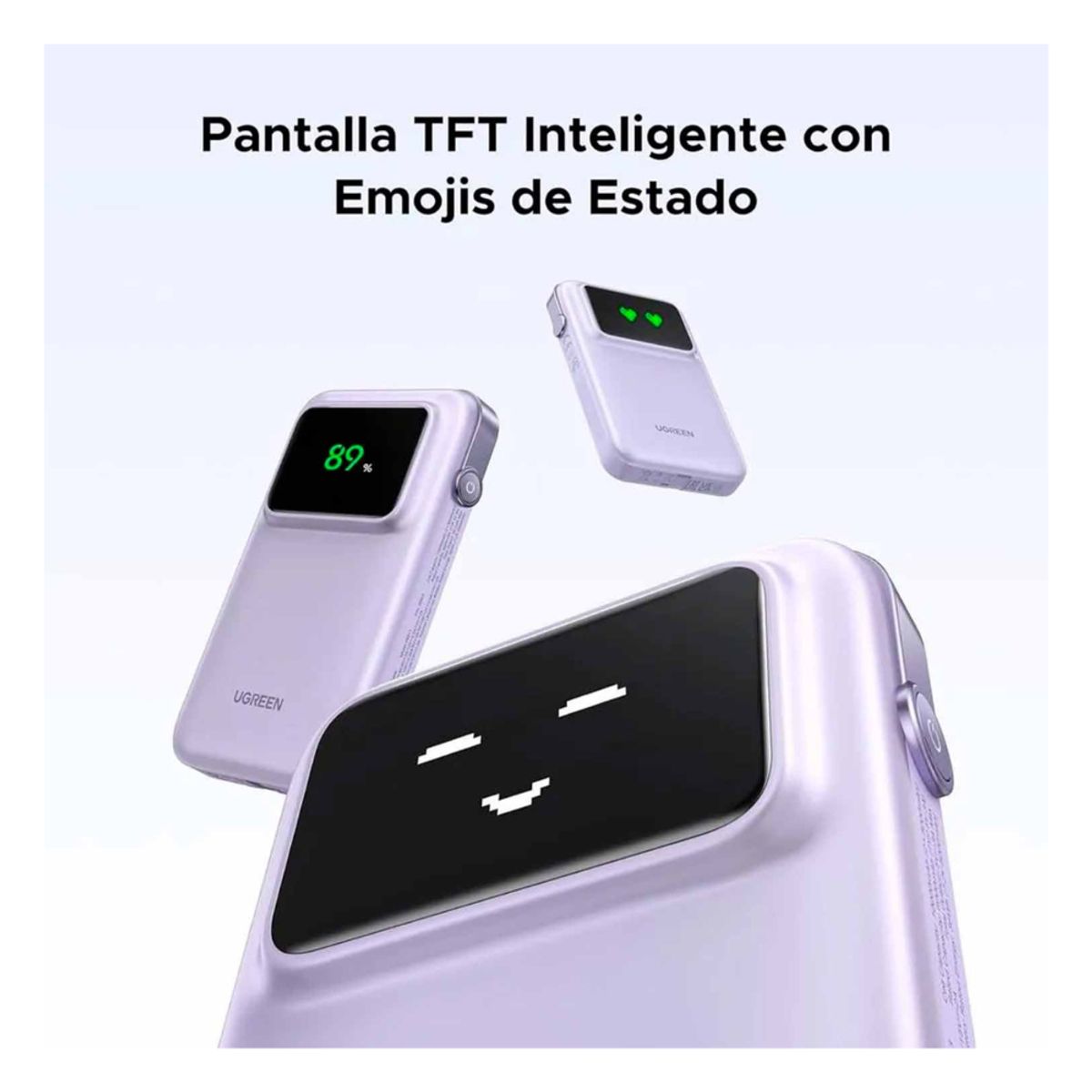 UGREEN - Power Bank UGREEN 10000mAh Carga Inalámbrico Qi2 Magsafe con Soporte Plegable PB764 - 45337