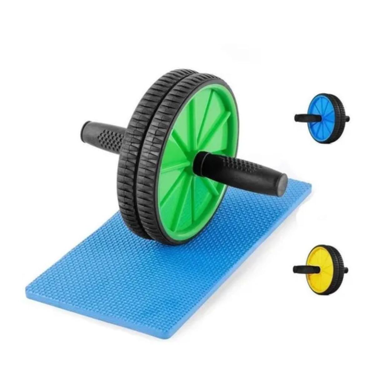 URBAN FIT - Rueda abdominal con almohadilla protectora  - Verde