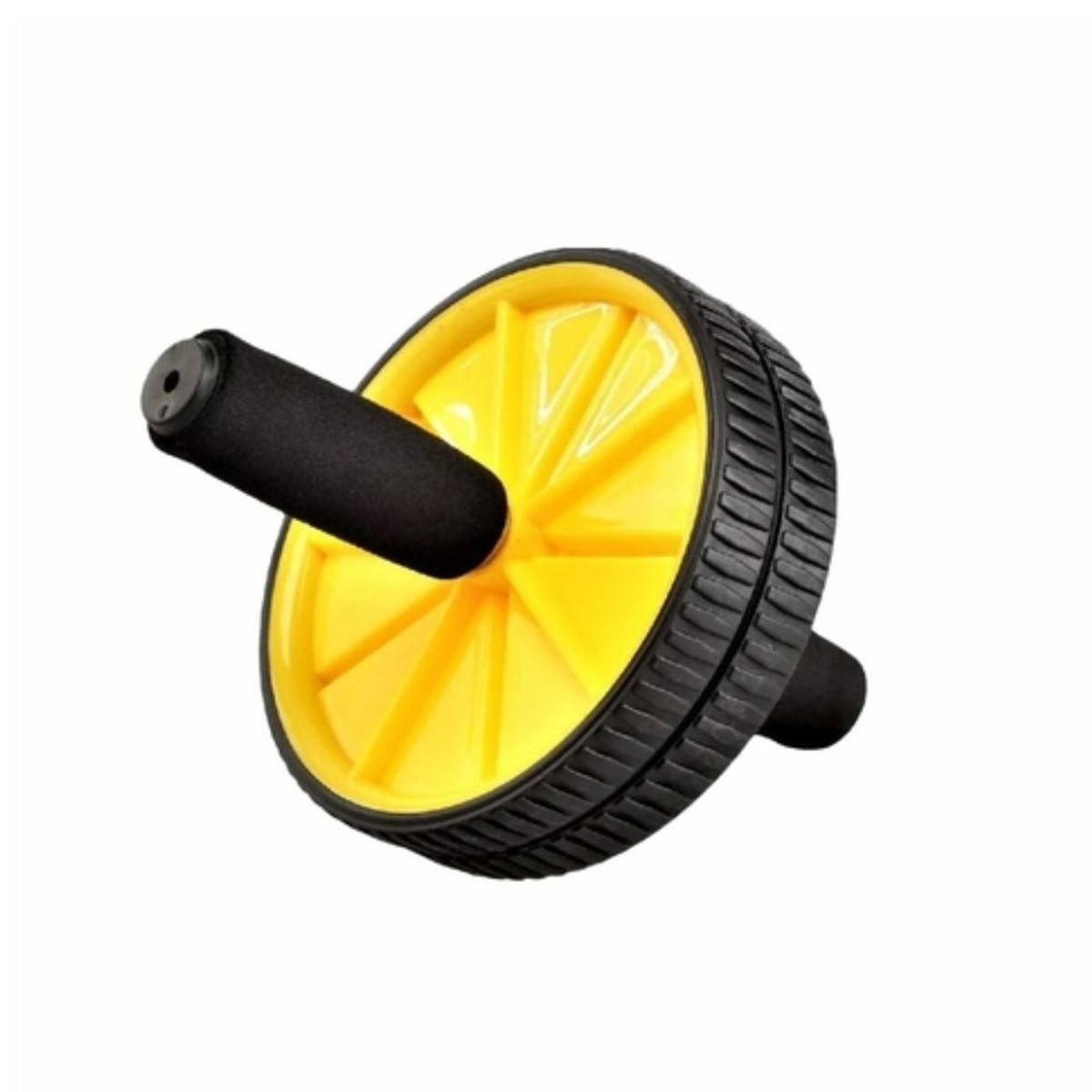 URBAN FIT - Rueda abdominal con almohadilla protectora  - Amarillo