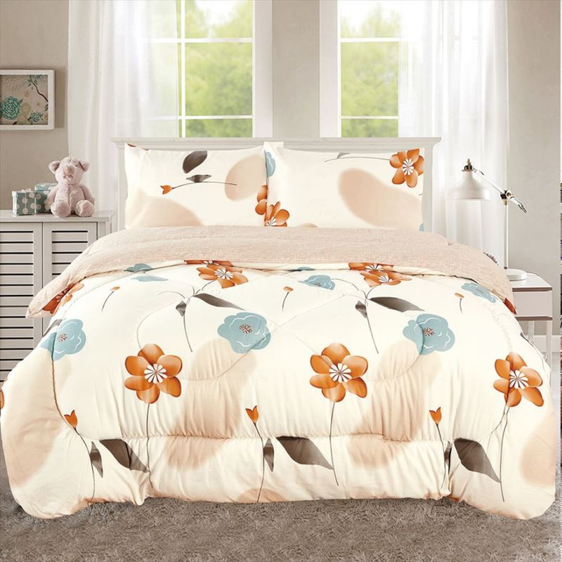 CASATEX - EDREDÓN CASATEX TELA CON TELA CON DISEÑO 2 PLZ