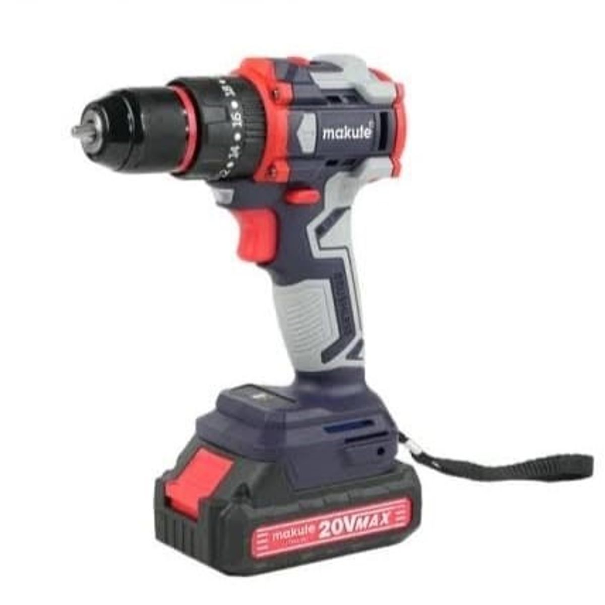 MAKUTE - SET AMOLADORA INALAMBRICA DE 20V + TALADRO PERCUTOR INALAMBRICO DE 20V