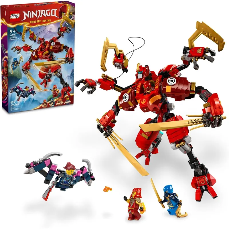 LEGO - LEGO Ninjago 71812 Meca Escalador Ninja de Kai (623 piezas)