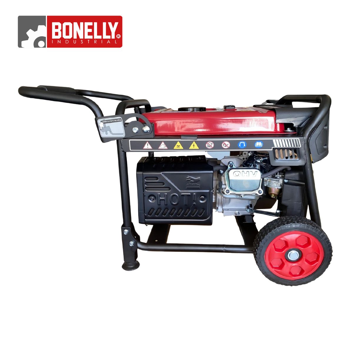 GENERICO - GENERADOR GASOLINERO ABIERTO 3.8 KW MONOFASICO 220V – BONELLY