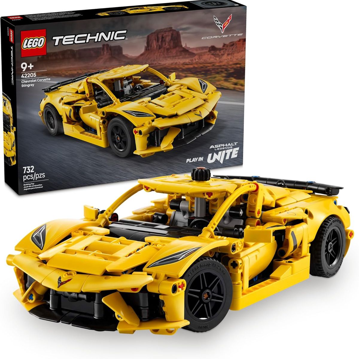 LEGO - LEGO Technic  42205 Chevrolet Corvette Stingray  (732 piezas)