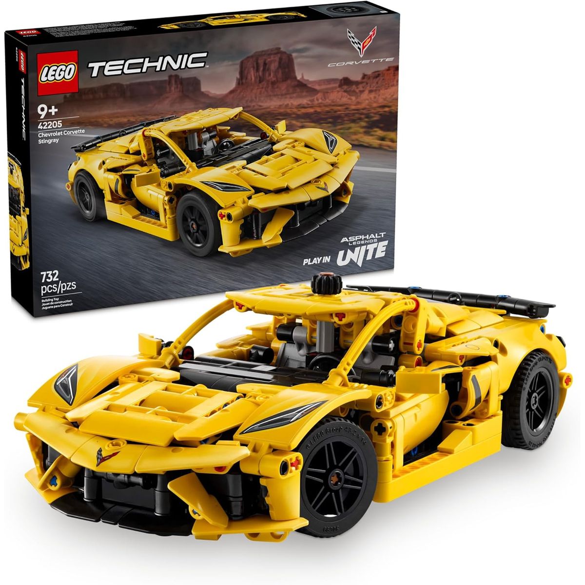 LEGO - LEGO Technic  42205 Chevrolet Corvette Stingray  (732 piezas)
