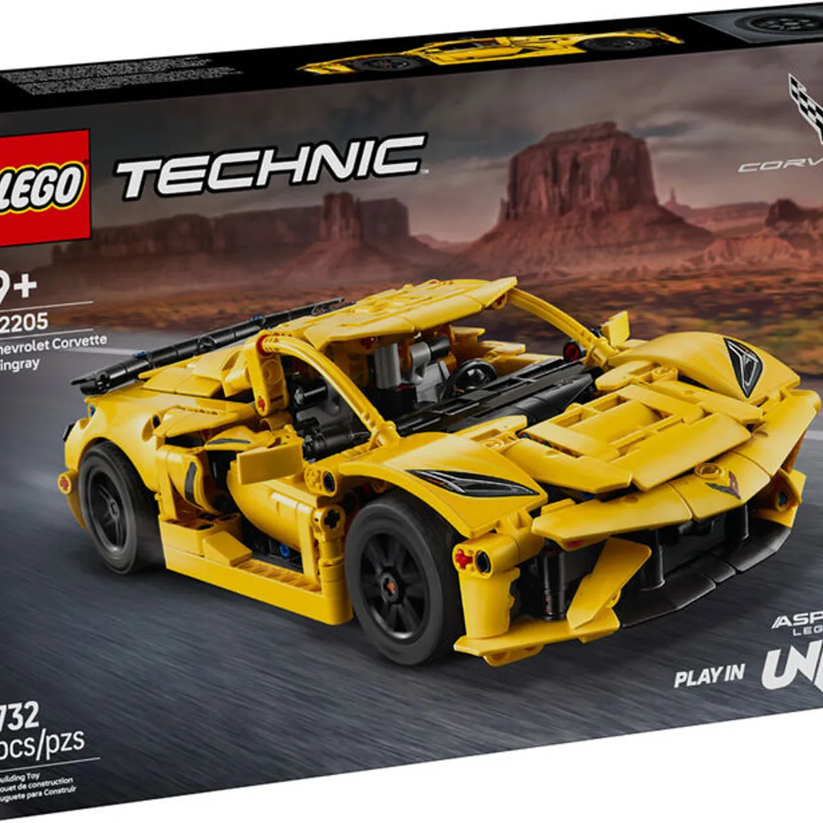 LEGO - LEGO Technic  42205 Chevrolet Corvette Stingray  (732 piezas)