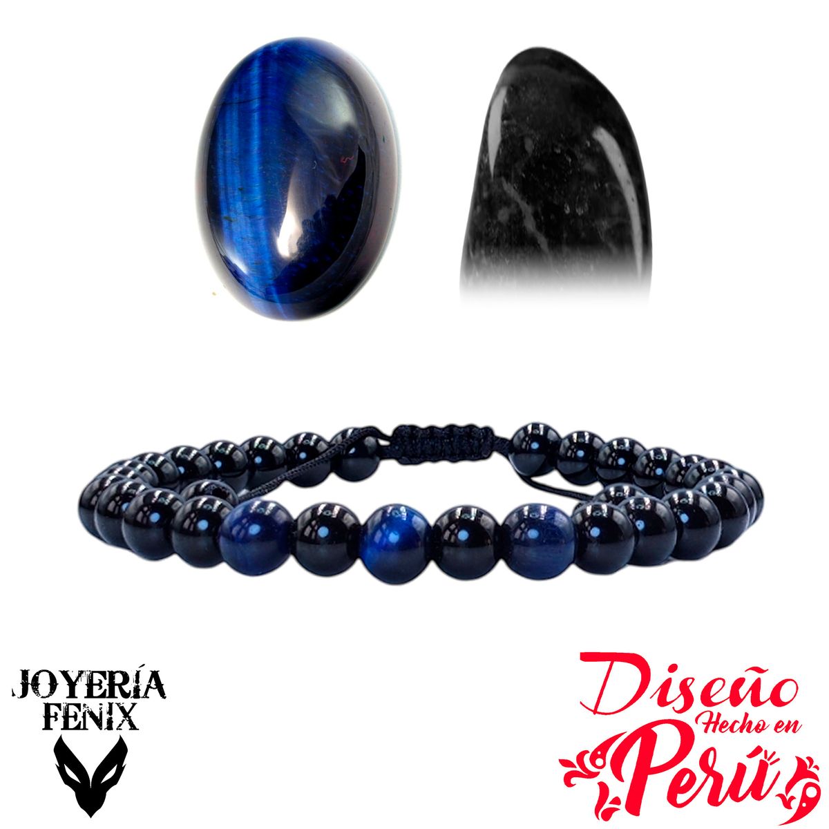 JOYERIA FENIX - Pulsera Turmalina Protectora - Joyería Fénix