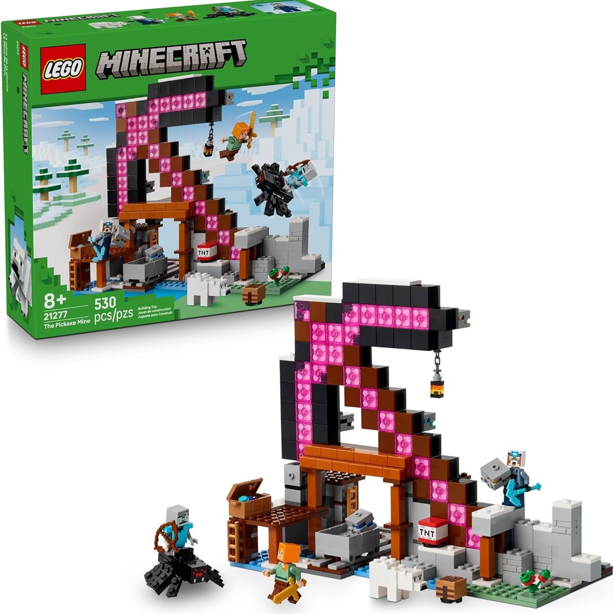 LEGO - LEGO Minecraft 21277 La Mina del Pico (530 piezas)