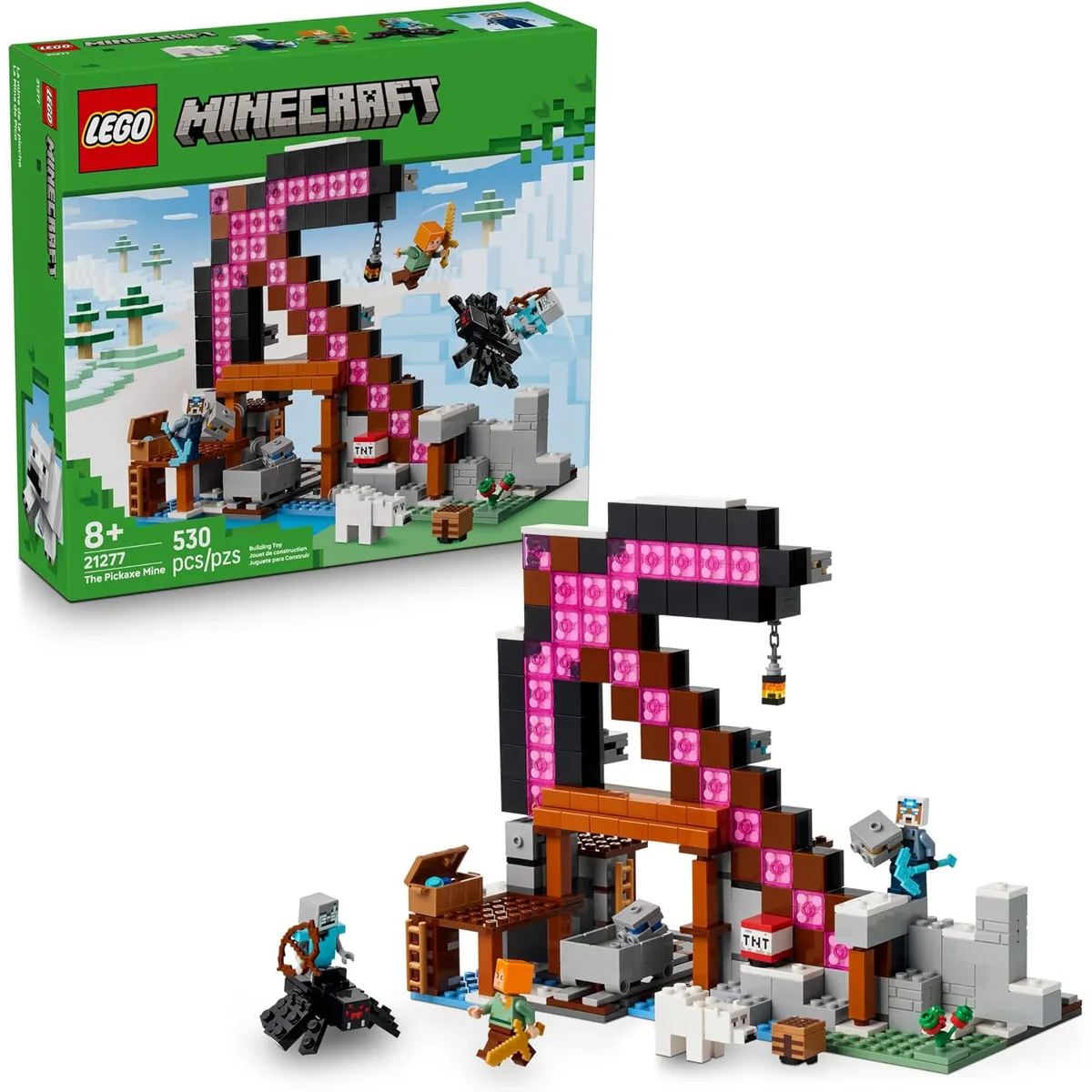 LEGO - LEGO Minecraft 21277 La Mina del Pico (530 piezas)