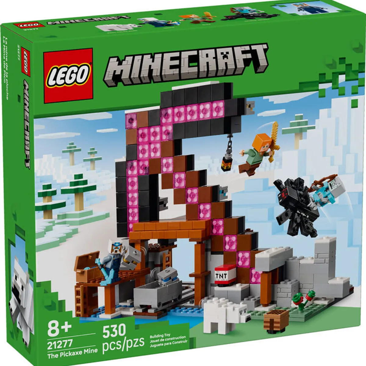 LEGO - LEGO Minecraft 21277 La Mina del Pico (530 piezas)