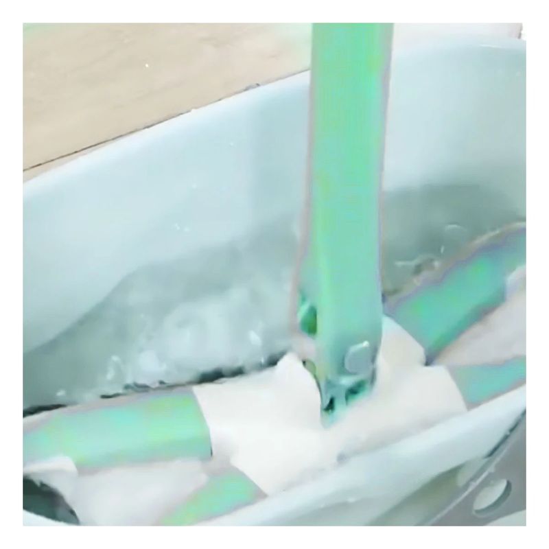 GENERICO - Pack12 Trapeador con Sistema de Escurrido Mariposa en Verde