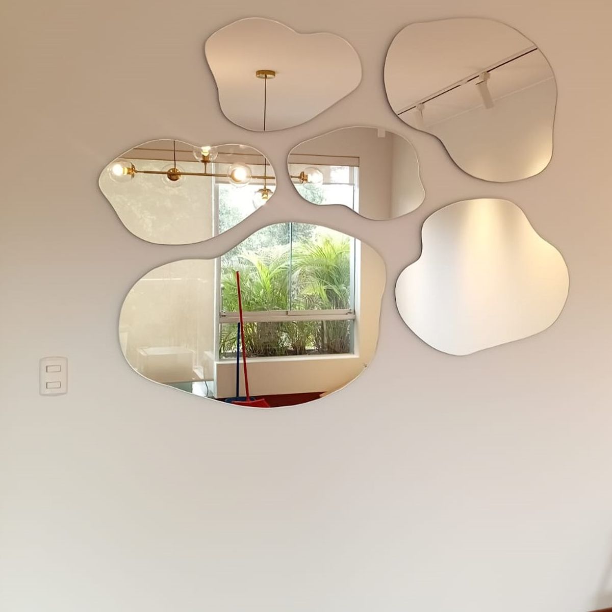 LUMINAR BRILLO & LUZ - Espejos decorativos forma irregular para sala y comedor