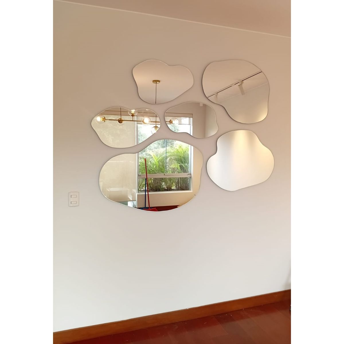 LUMINAR BRILLO & LUZ - Espejos decorativos forma irregular para sala y comedor