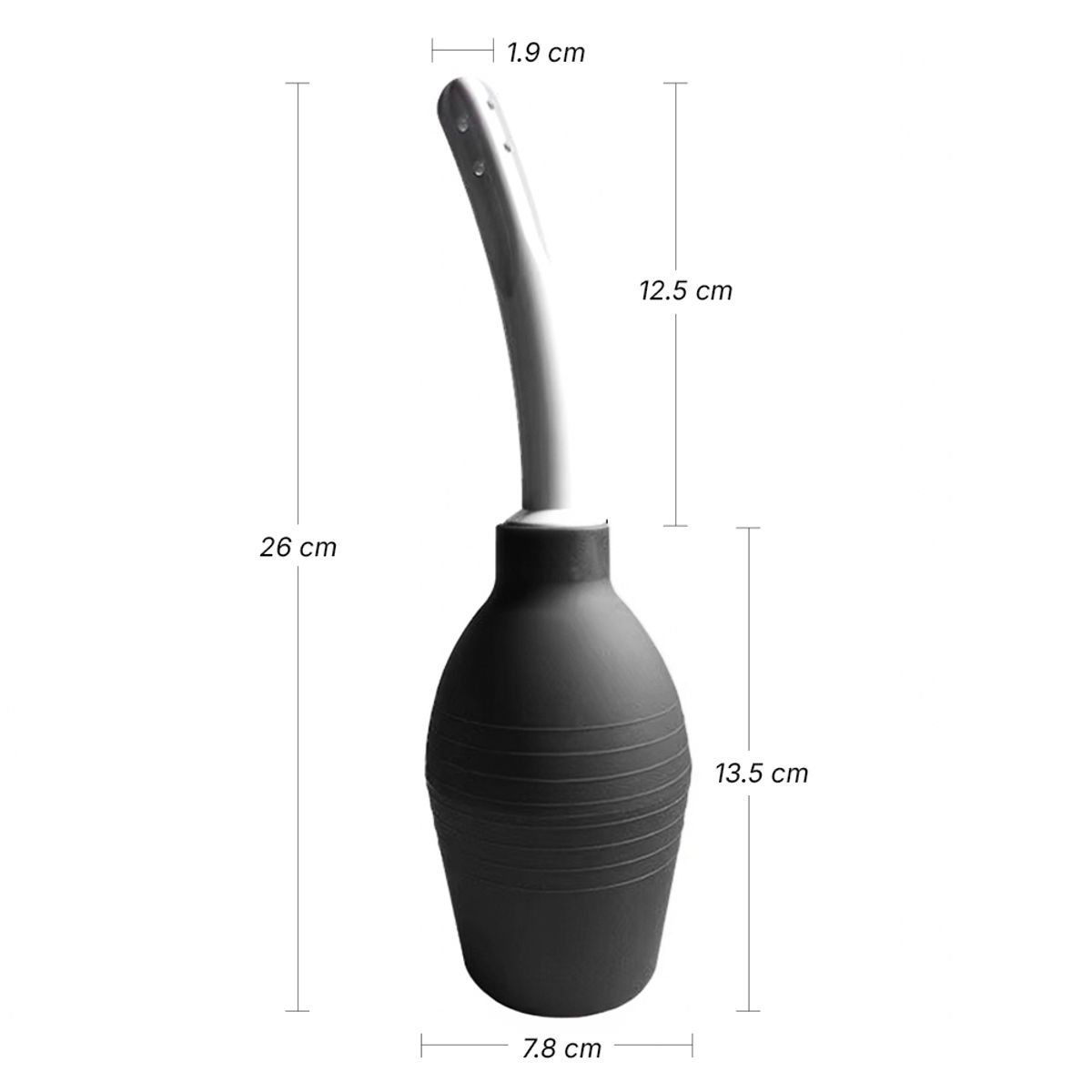GENERICO - Ducha Anal 310 ml Clean Flow - Verveo