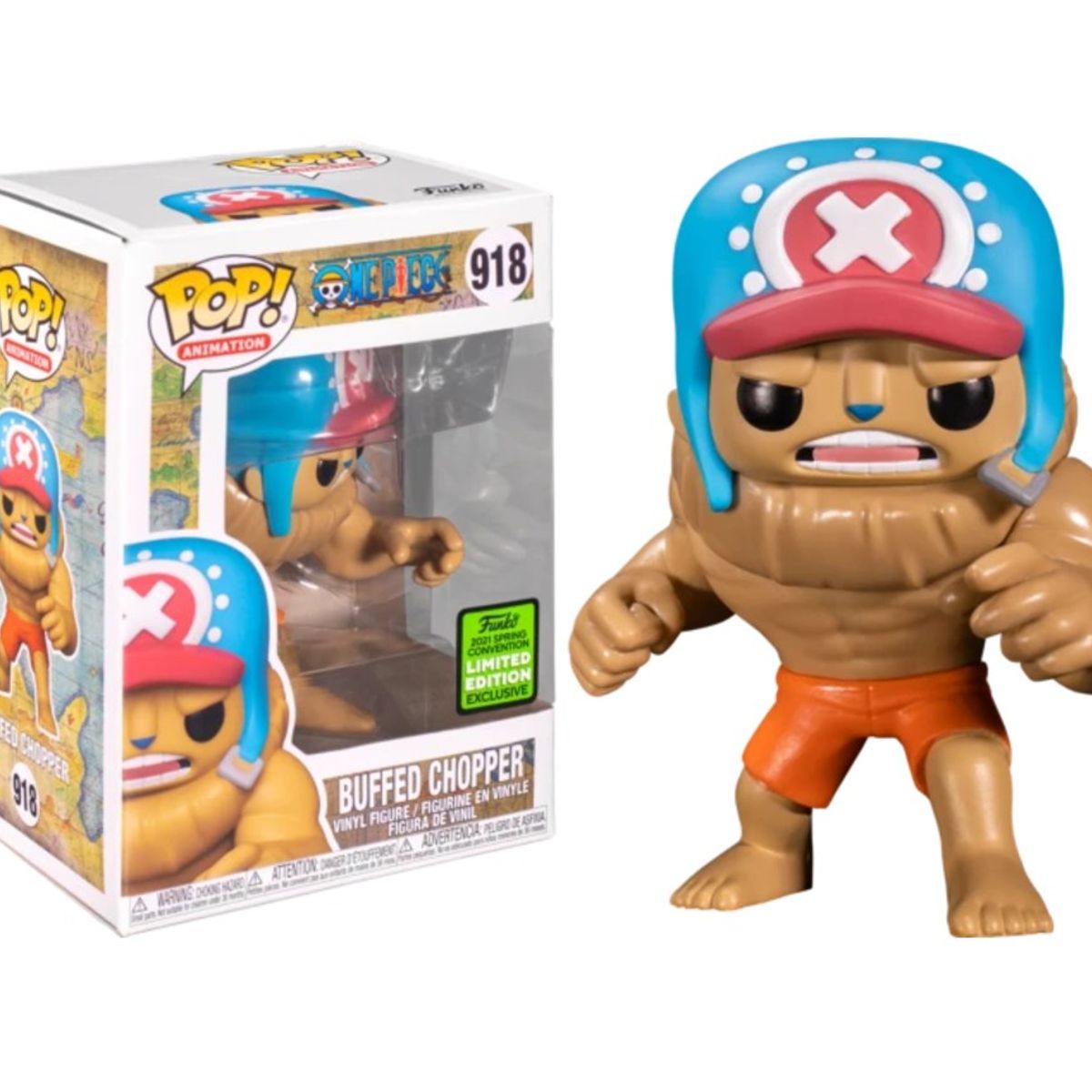 FUNKO - FUNKO POP BUFFED CHOPPER SPRING CONVENTION ONE PIECE 918