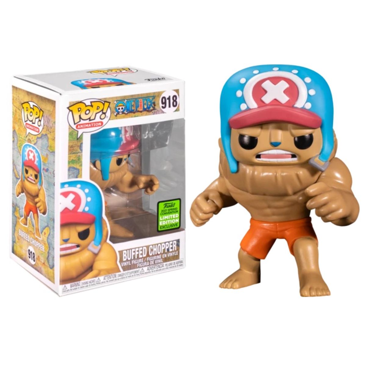 FUNKO - FUNKO POP BUFFED CHOPPER SPRING CONVENTION ONE PIECE 918