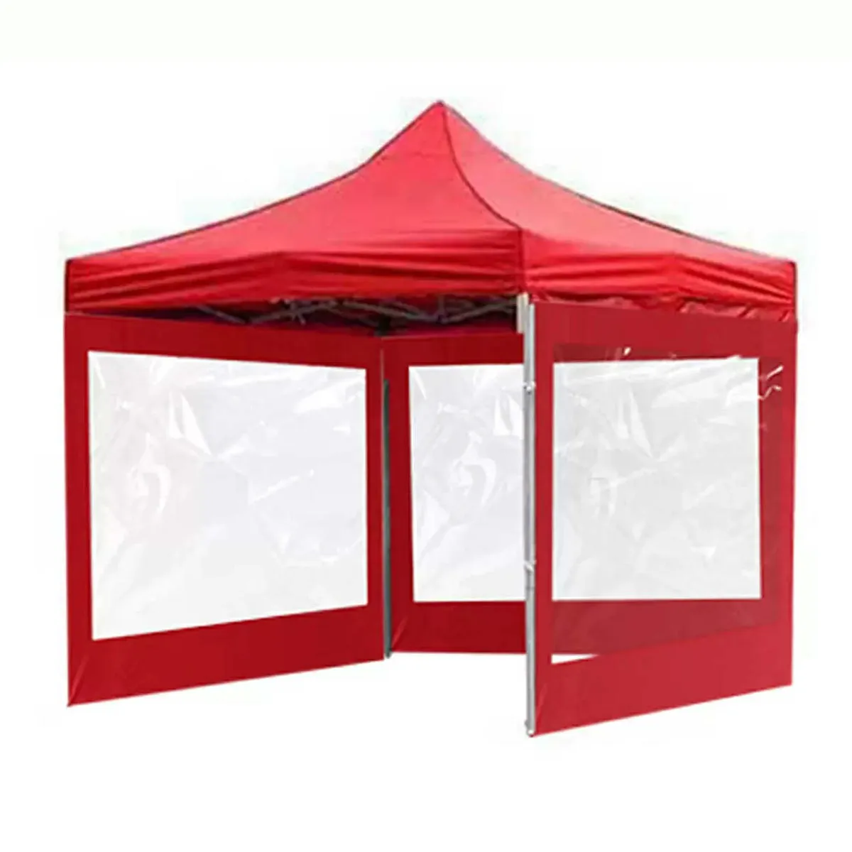 GENERICO - Toldo Plegable 3x3m UV con Paredes Transparente Carpa Resistente