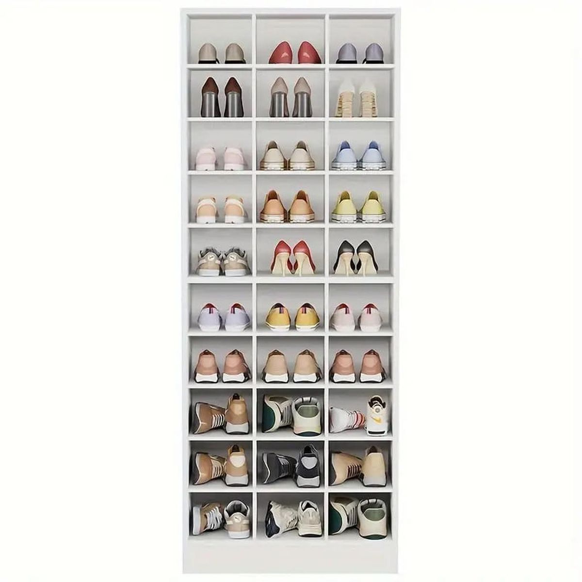 Zapatera de Melamina Blanco 65cm, marca MUEBLES CRISOSTOMO - Foto Principal