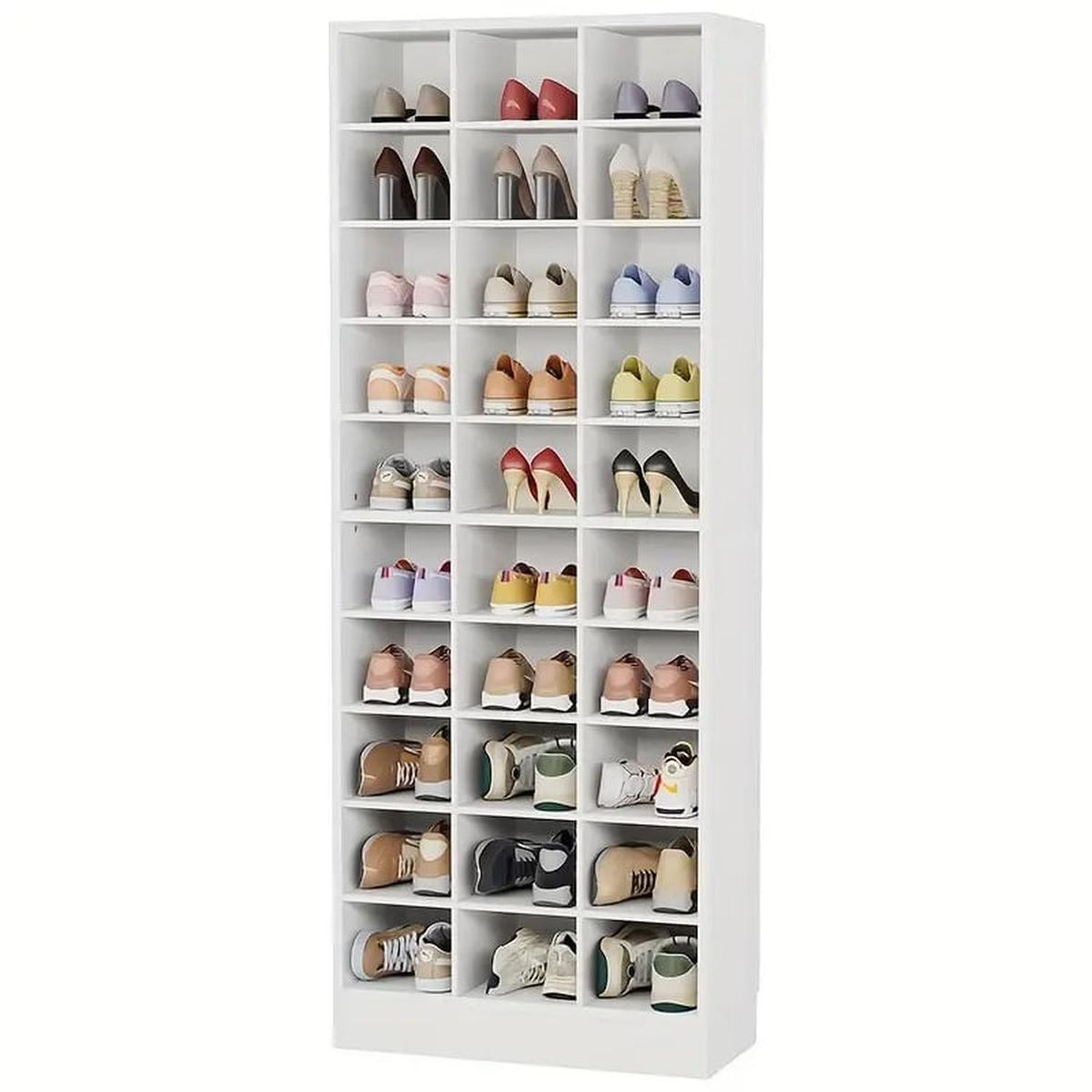 Zapatera de Melamina Blanco 65cm, marca MUEBLES CRISOSTOMO - Foto 2