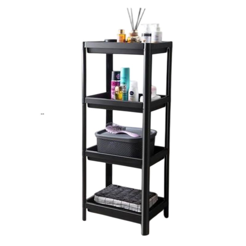 GENERICO - Pack2 Estante de Almacen 4 Niveles Negro Y+Papel de Regalo