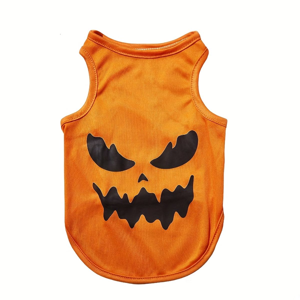 VATYERTY - Disfraz de Perro Halloween - Chaleco Naranjo de Calabaza L