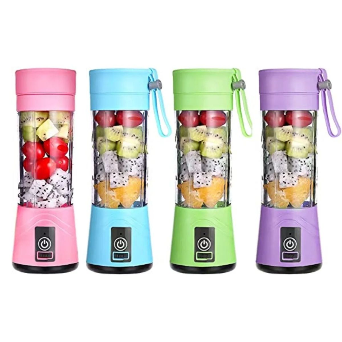 GENERICO - Mini Licuadora Portátil Inalámbrica - 6 Aspas