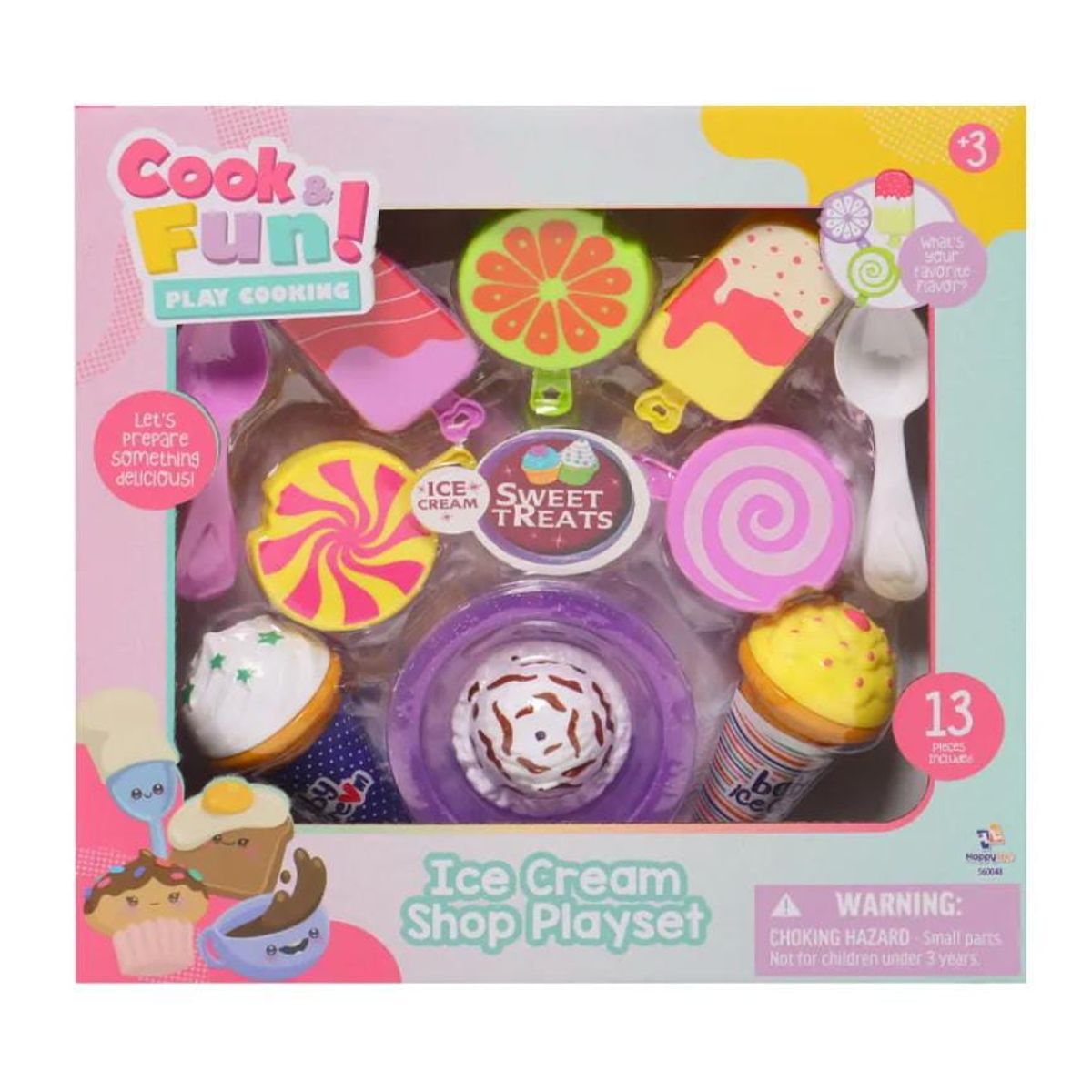GENERICO - SET DE JUGUETES DE HELADERIA PARA NIÑA