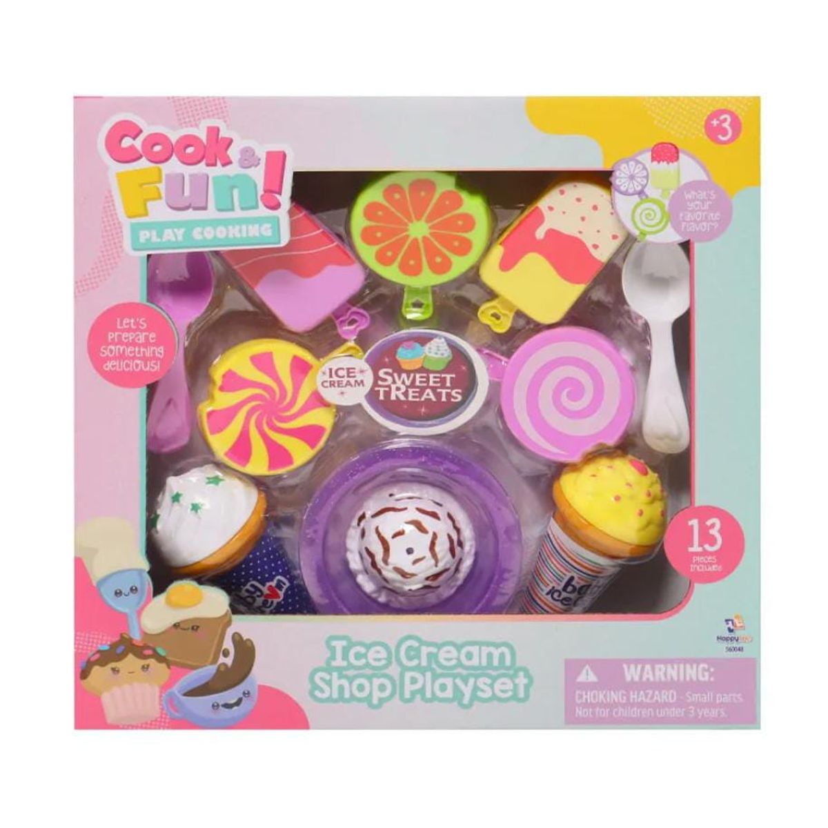 GENERICO - SET DE JUGUETES DE HELADERIA PARA NIÑA