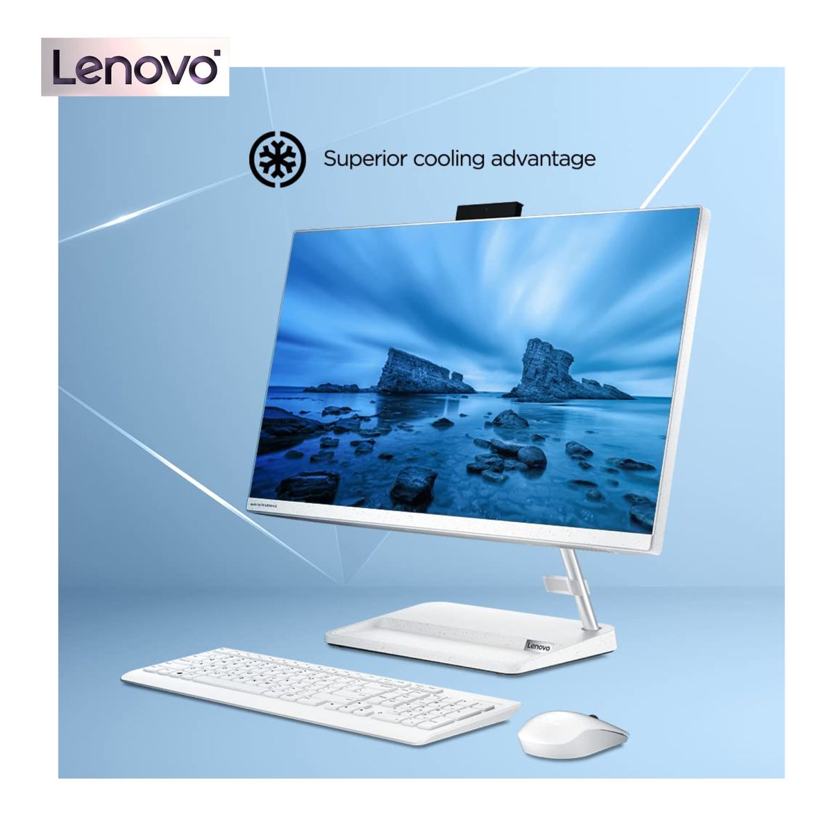 LENOVO - All in One Lenovo IdeaCentre AIO 3 AMD Ryzen 5 7430U, 16GB ram, 512GB SSD