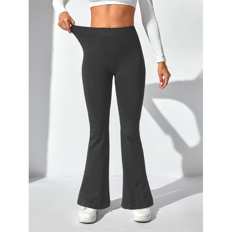 GENERICO - Leggins Flare Palazo Deportivo con Efecto Push-Up