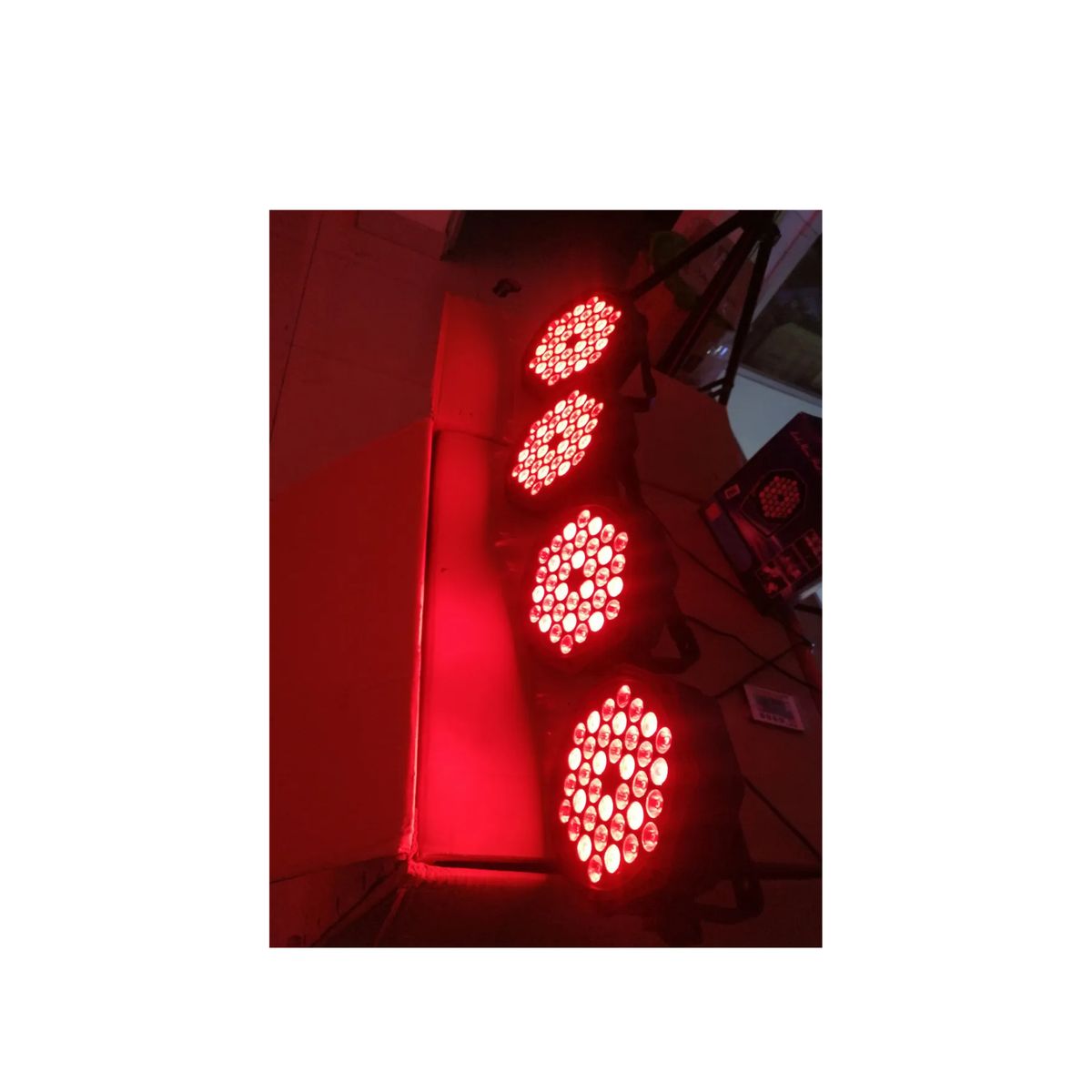 GENERICO - Pack 4 Unid Luz Led Escenario 36x2 Luces Rgb Fiesta Decoracion