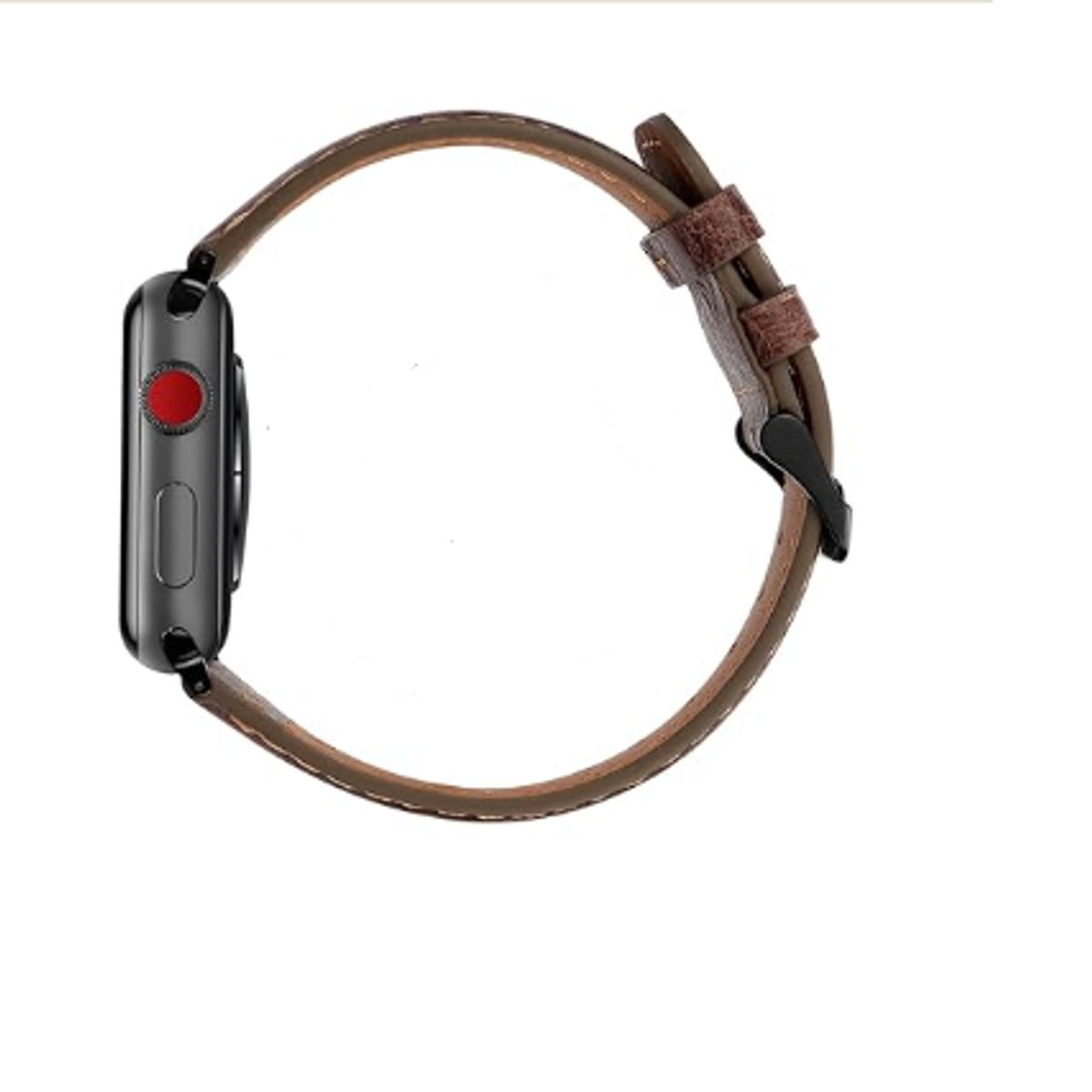 GENERICO - Correa Cuero Luxury para Apple Watch 42mm - Marrón