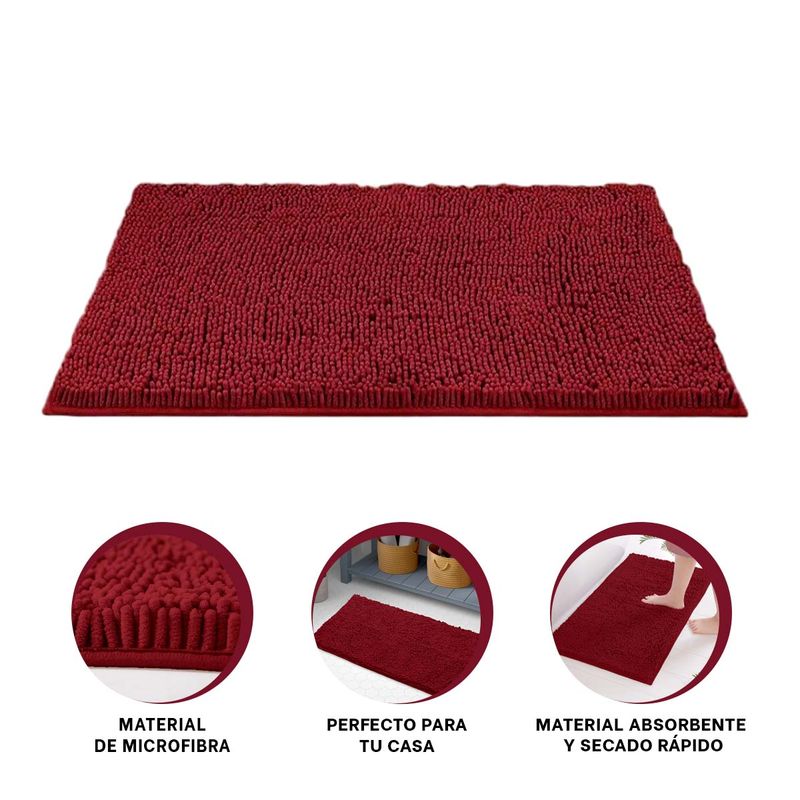 GENERICO - Pack2 Tapete Absorvente de 40x60cm Guinda Y+Regalo Stickers