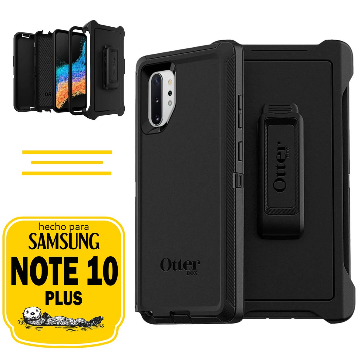 GENERICO - Otterbox Case Samsung Note 10 PLus Con Marca