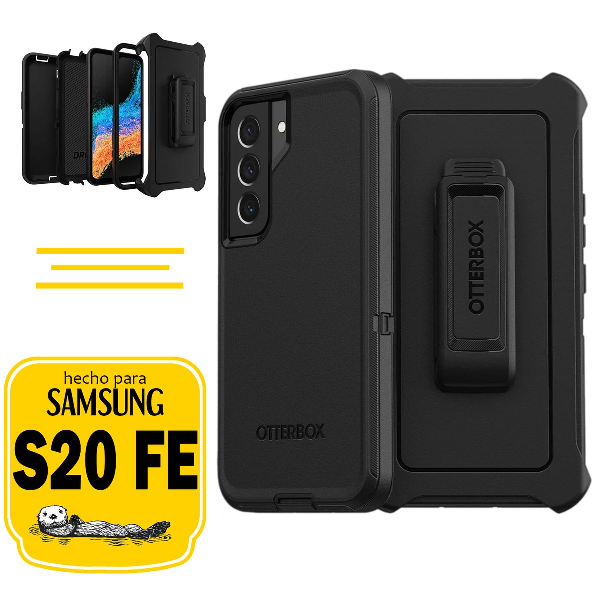 GENERICO - Otterbox Case Samsung S20 Fe Con Marca