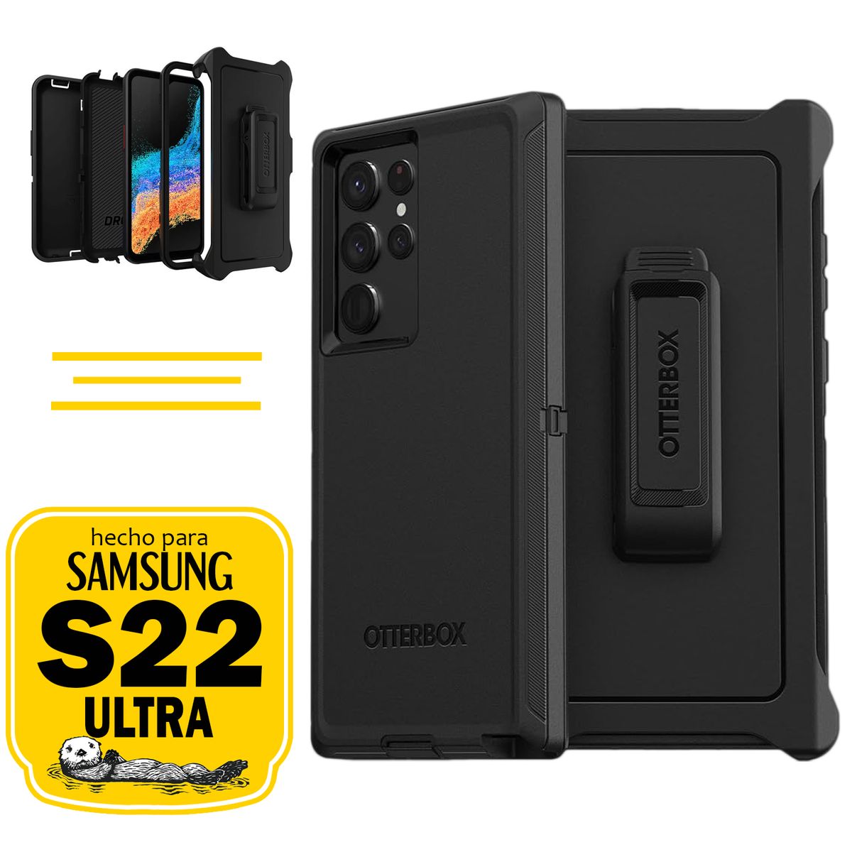 GENERICO - Otterbox Case Samsung S22 Ultra Con Marca