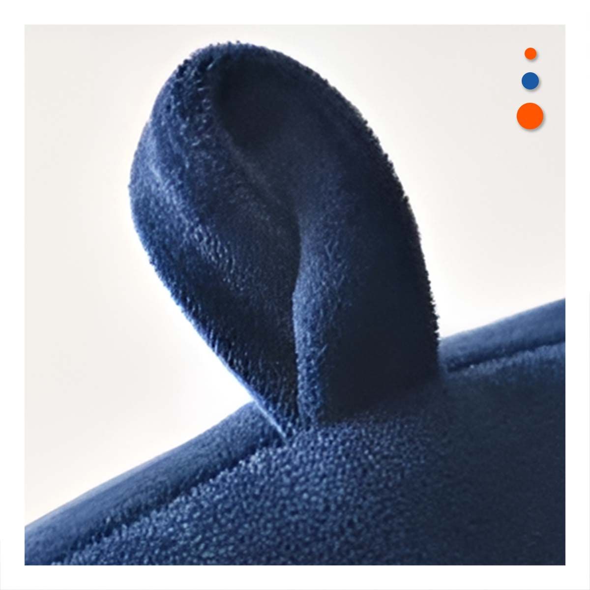 GENERICO - Pack6 Almohadilla de Cuello para Teletrabajo en Azul Marino