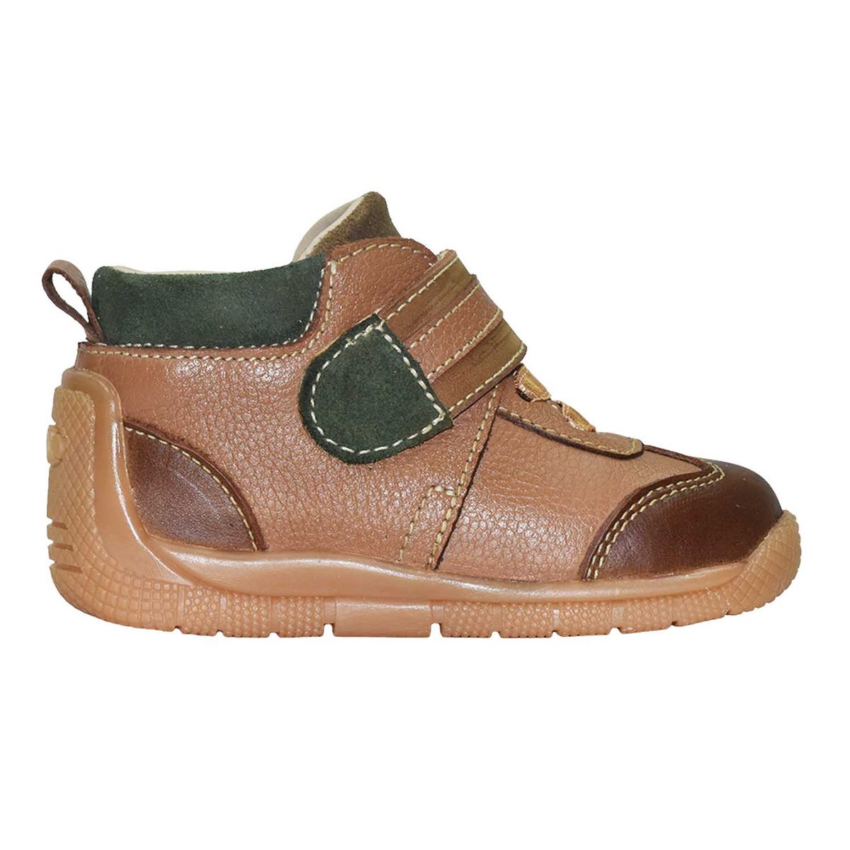 BRUNO KIDS - ZAPATO PIBE PARA NIÑO BRUNO KIDS DE CUERO NATURAL PRIMEROS PASOS