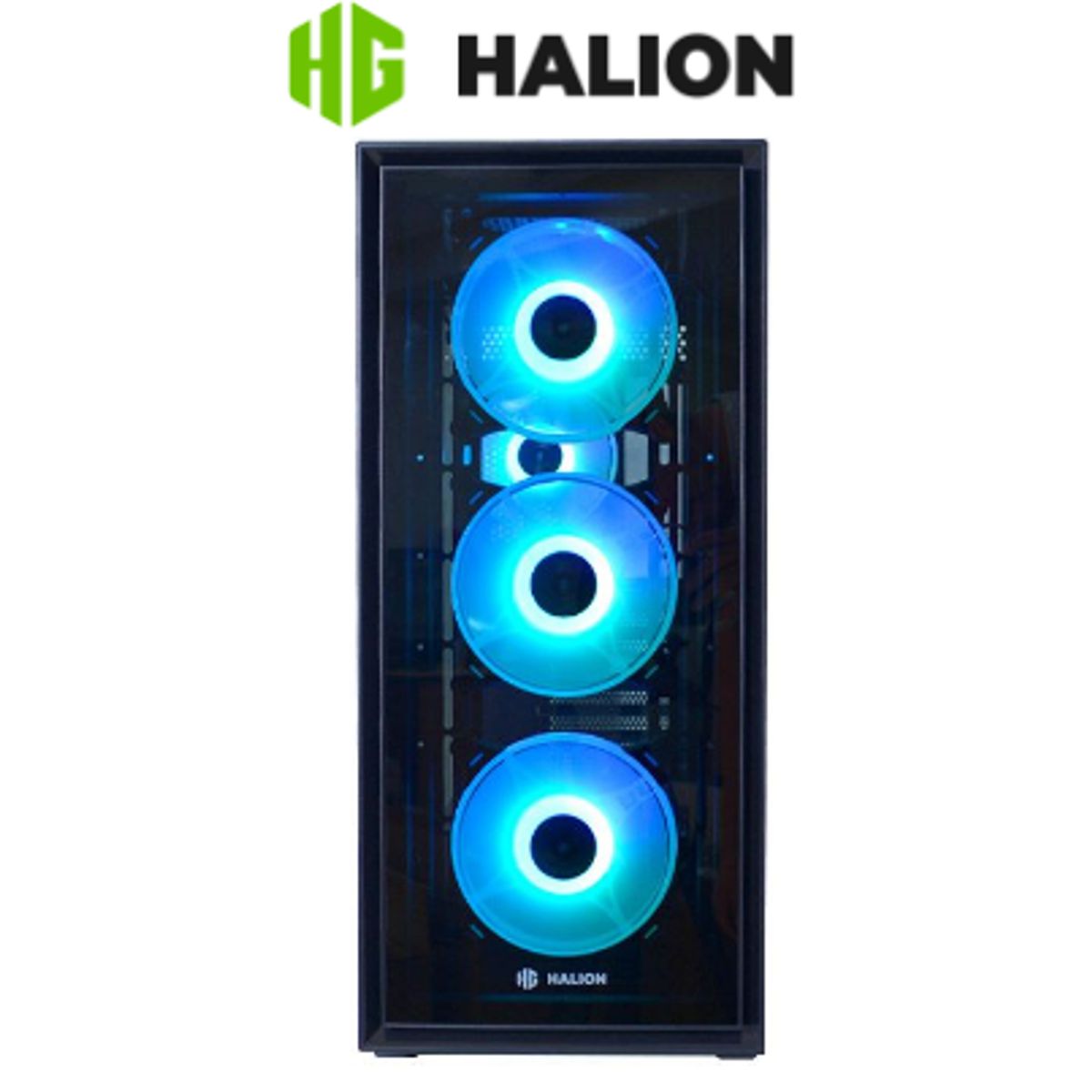 HALION - Case Gamer FOXTROT 05 Panel Lateral Vidrio Templado HALION