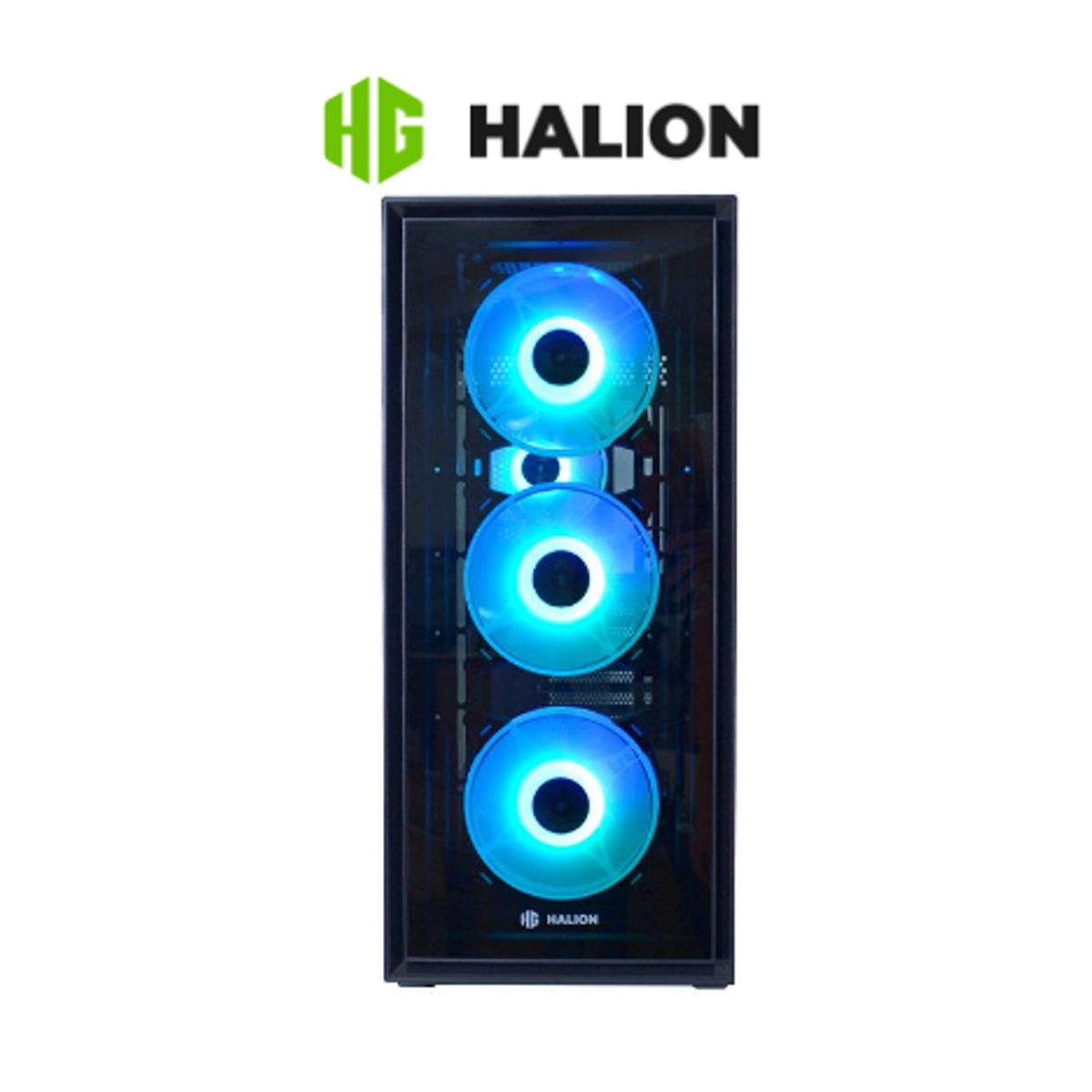 HALION - Case Gamer FOXTROT 05 Panel Lateral Vidrio Templado HALION