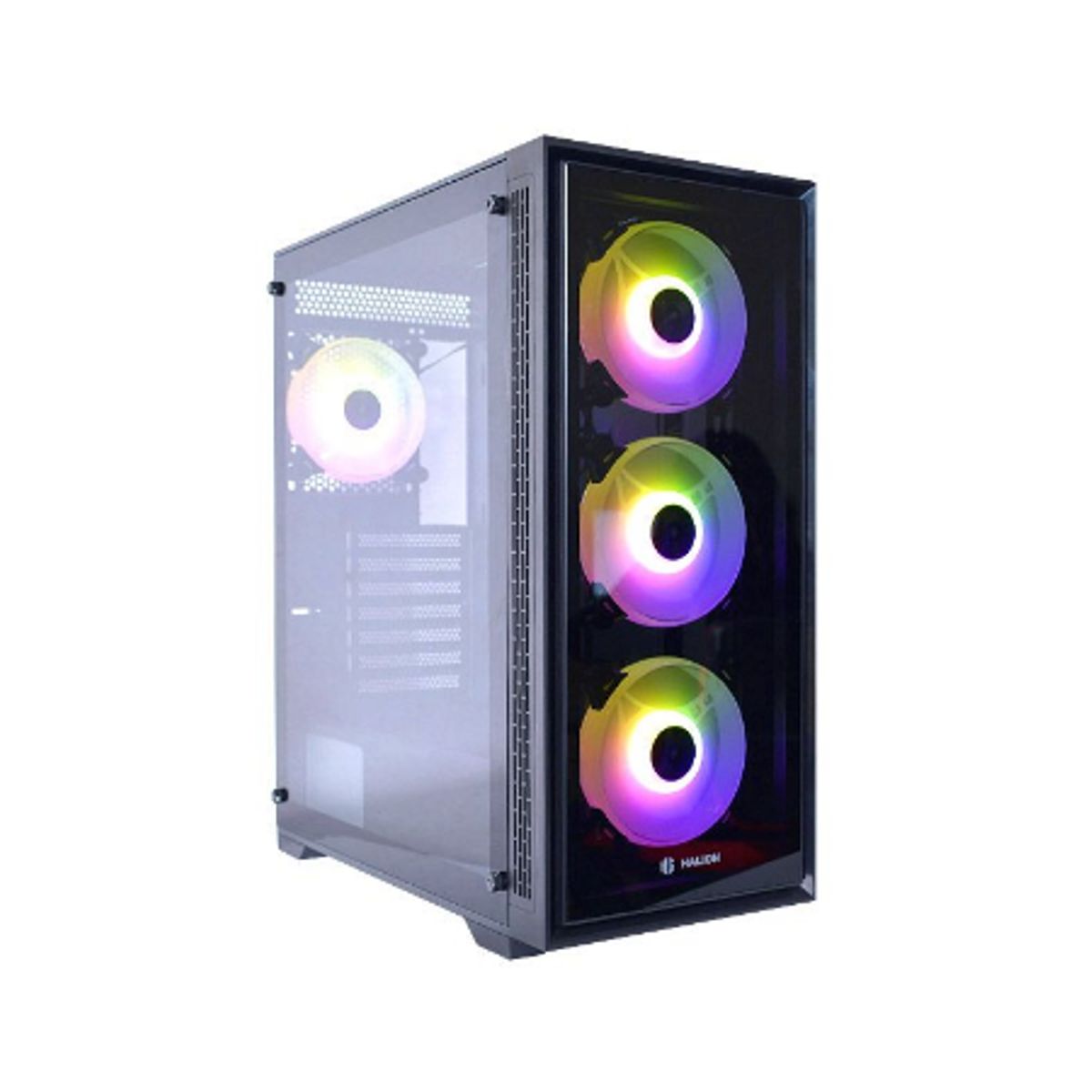 HALION - Case Gamer FOXTROT 05 Panel Lateral Vidrio Templado HALION