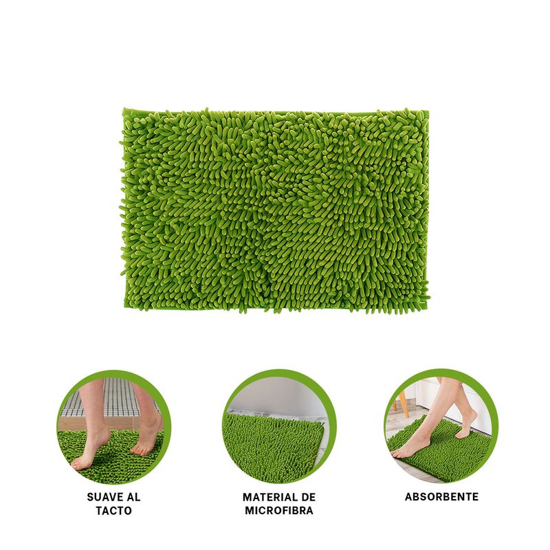 GENERICO - Pack6 Alfombrilla Permeable en Verde Limon Y+Papel de Regalo