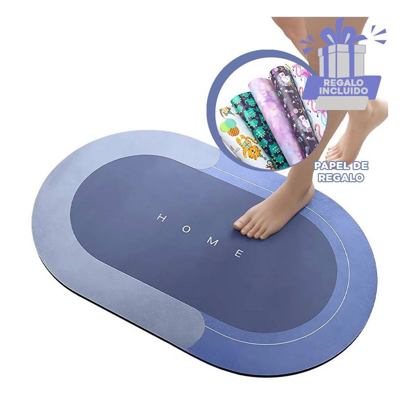 GENERICO - Pack6 Moqueta Dinamica y Util de Azul Y+Papel de Regalo